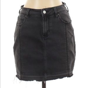 Pacsun black denim skirt high waisted